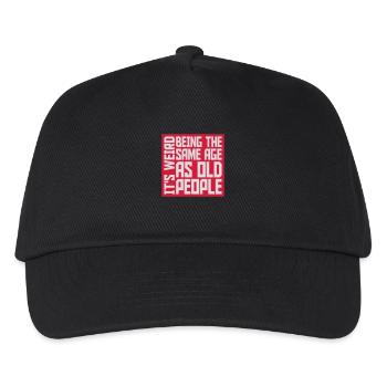 être âgé - Casquette de baseball Enfant - noir - Devant