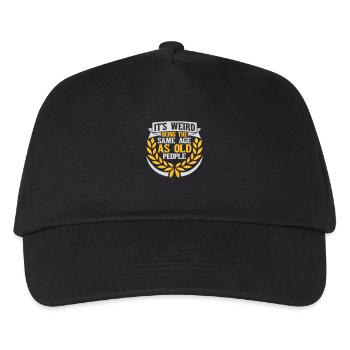 être âgé - Casquette de baseball Enfant - noir - Devant