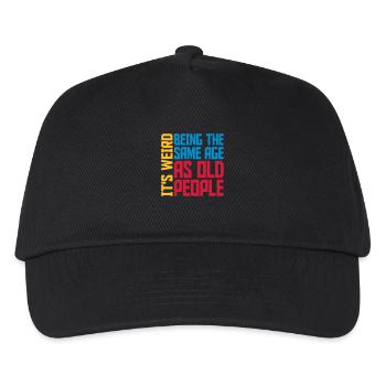 être âgé - Casquette de baseball Enfant - noir - Devant