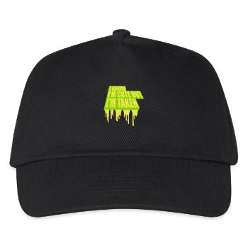 cute but taken quote - Kids’ Baseball Cap - black - Front