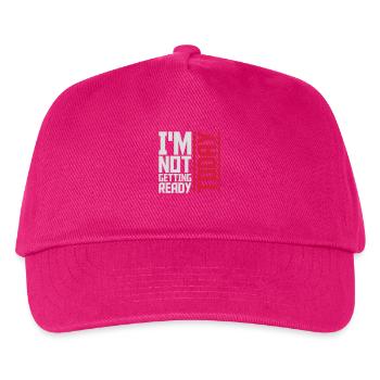 not getting ready today - Kinder Basecap - Fuchsia - Vorne