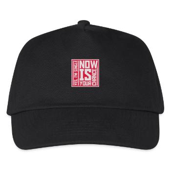 single now your chance - Kinder Basecap - Schwarz - Vorne