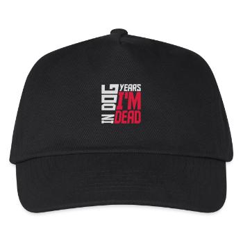 in dog years Dead - Kids’ Baseball Cap - black - Front