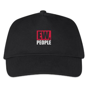 ew people funny quote - Kids’ Baseball Cap - black - Front