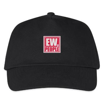 ew people funny quote - Kids’ Baseball Cap - black - Front