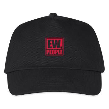 ew people funny quote - Kids’ Baseball Cap - black - Front