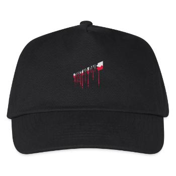 trust no one quote - Kids’ Baseball Cap - black - Front