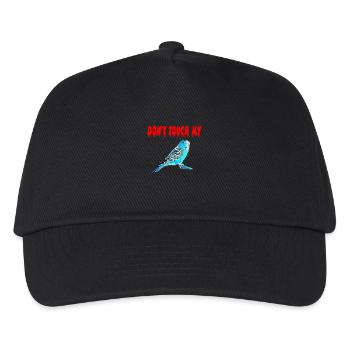Perruche ondulée - Casquette de baseball Enfant - noir - Devant