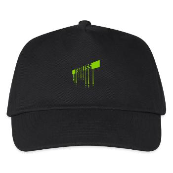 fearless Text Quote Design - Kids’ Baseball Cap - black - Front