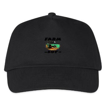 Farm - Kids’ Baseball Cap - black - Front