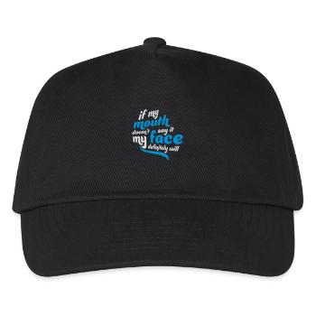 Mon visage le fera certainement - Casquette de baseball Enfant - noir - Devant
