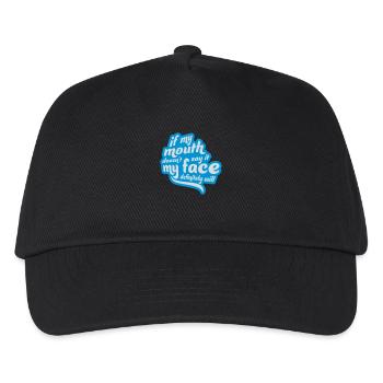 Mon visage le fera certainement - Casquette de baseball Enfant - noir - Devant
