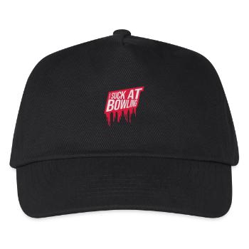I suck at bowling - Kinder Basecap - Schwarz - Vorne