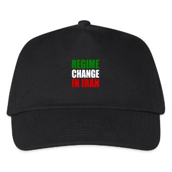 Regime change in iran - Kinder Basecap - Schwarz - Vorne