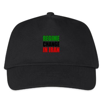 Regime change in iran - Kinder Basecap - Schwarz - Vorne