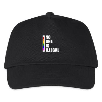 No one is illegal - Casquette de baseball Enfant - noir - Devant