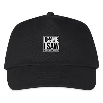 I came saw forget - Kids’ Baseball Cap - black - Front
