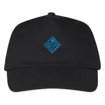 Ne vous dépêchez pas d’être heureux - Casquette de baseball Enfant - noir - Devant