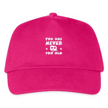 Camping - Kids’ Baseball Cap - fuchsia - Front