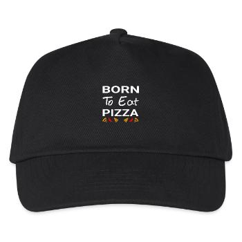 Pizza - Casquette de baseball Enfant - noir - Devant