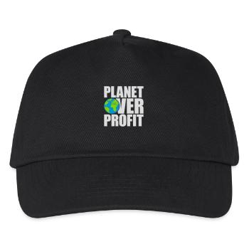 Planète sur le devis de profit - Casquette de baseball Enfant - noir - Devant
