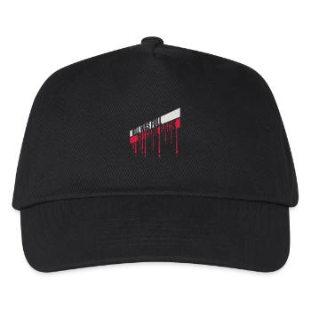 hell was full Zitat - Kinder Basecap - Schwarz - Vorne