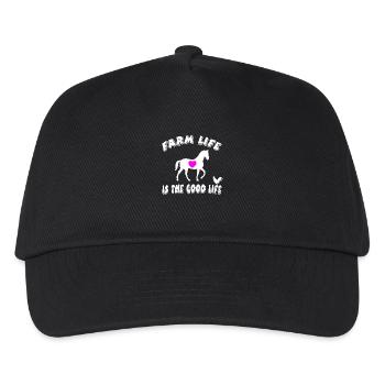 Farm - Kids’ Baseball Cap - black - Front