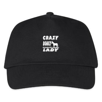 Âne - Casquette de baseball Enfant - noir - Devant