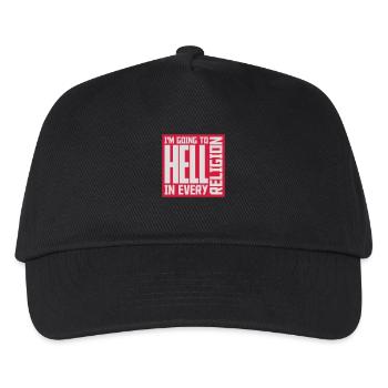in going to hell - Kids’ Baseball Cap - black - Front