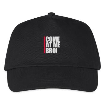 come at me bro - Kinder Basecap - Schwarz - Vorne