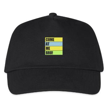 come at me bro - Kids’ Baseball Cap - black - Front