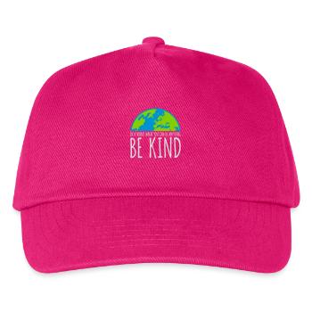 you can be kind - Kinder Basecap - Fuchsia - Vorne
