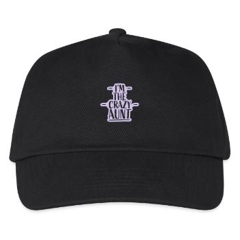 im the crazy aunt - Kinder Basecap - Schwarz - Vorne
