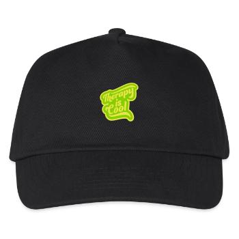 therapy is cool Quote - Kids’ Baseball Cap - black - Front