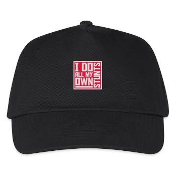 Toutes mes propres cascades - Casquette de baseball Enfant - noir - Devant