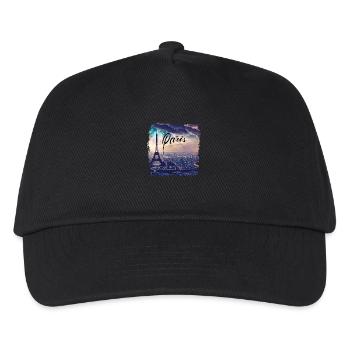 Paris Eiffel Tower Casual Style - Kids’ Baseball Cap - black - Front