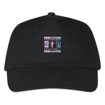 DU ROCKER-Frontmann - Kinder Basecap - Schwarz - Vorne