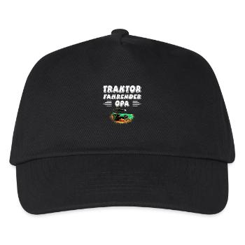 Traktor - Kinder Basecap - Schwarz - Vorne