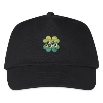 St. Patrick’s Day Gift Shamrock Men, Women, Kids - Kids’ Baseball Cap - black - Front