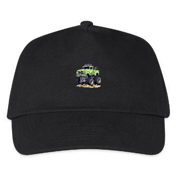 Monster truck MegaCrusher - Kids’ Baseball Cap - black - Front