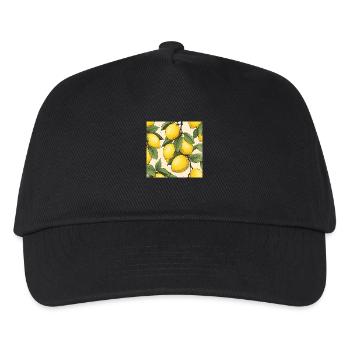 Lemon Fruit - Kids’ Baseball Cap - black - Front