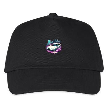 Silver arrow car - Kids’ Baseball Cap - black - Front