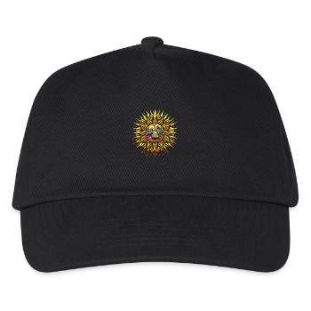 Famille de Noël kitsch dans le halo - Casquette de baseball Enfant - noir - Devant