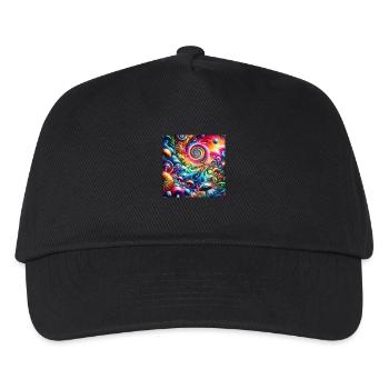 Psychedelic Art - Kids’ Baseball Cap - black - Front