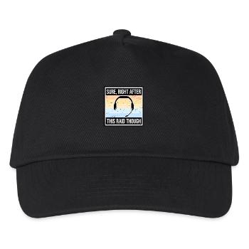 Bien sûr, juste après ce raid, bien que drôle de joueur - Casquette de baseball Enfant - noir - Devant