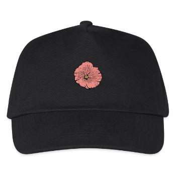 Flower Pink Pink Flower Flowers Pink Pink Flowers - Kids’ Baseball Cap - black - Front