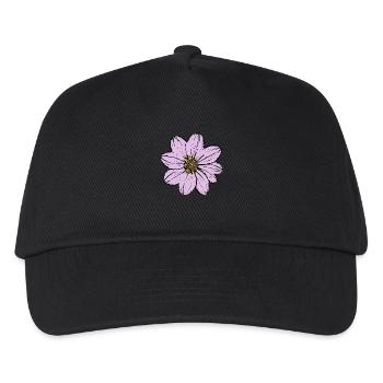 flower, blossom, pastel, violet, lilac - Kids’ Baseball Cap - black - Front