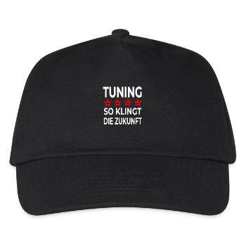 Tuning - Kinder Basecap - Schwarz - Vorne