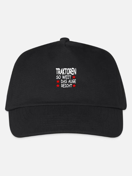 Traktor - Kinder Basecap - Schwarz