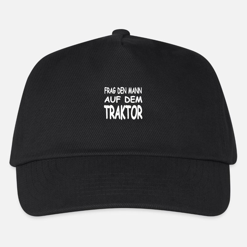 Traktor - Kinder Basecap - Schwarz